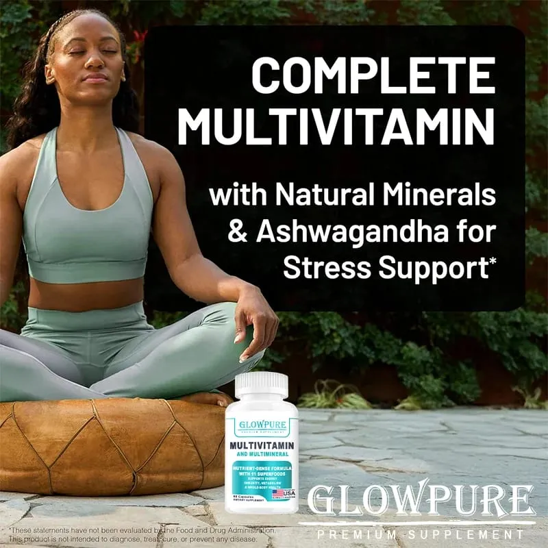 Organic Multivitamin para sa Babae - Buong Pagkain na may B-Complex Vitamin C D3 at K2 para sa Immunity Stress Balat ng Buhok at Kuko — image 4