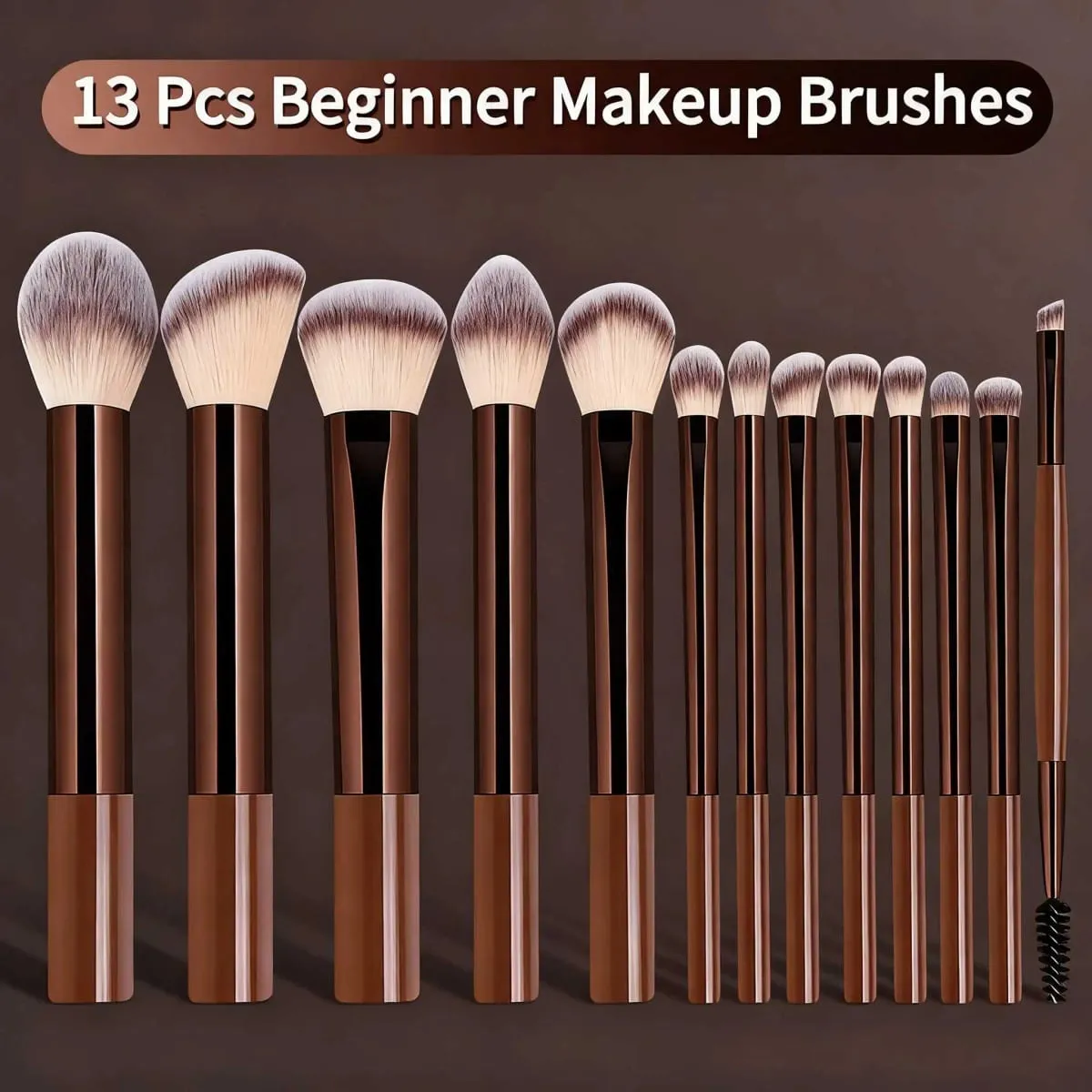 Makeup Brush Set 13pcs/set Professional Cosmetic Brushes Kit Travel Soft Makeup Brush Set Concealer Brush Detail Makeup Brus — image 1