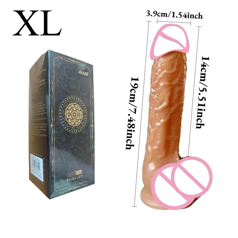 Realistic Dildo with Suction Cup Waterproof Silicone Penis G-Spot Vagina Stimulator Female Masturbator Anal 18+ Adult Sex Toys
