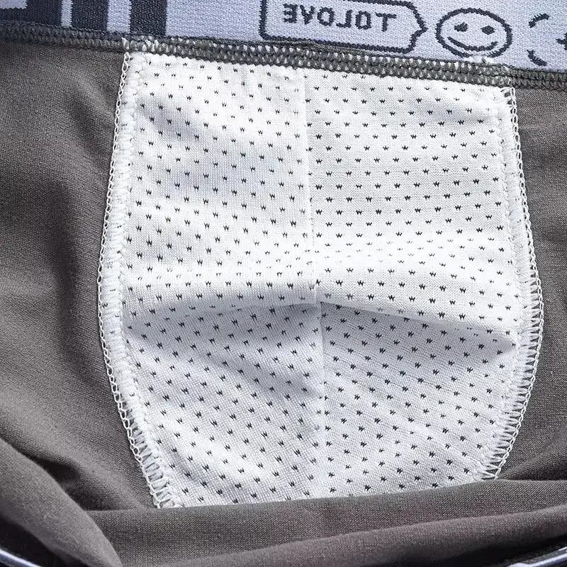1/4 Pieces Panlalaking Kasuotang Panloob na Cotton Boxer Shorts Panlalaking Kasuotang Panlalaki Boxer Pants Breathable U Convex Panlalaking Underwear Sexy Plus Size — image 9