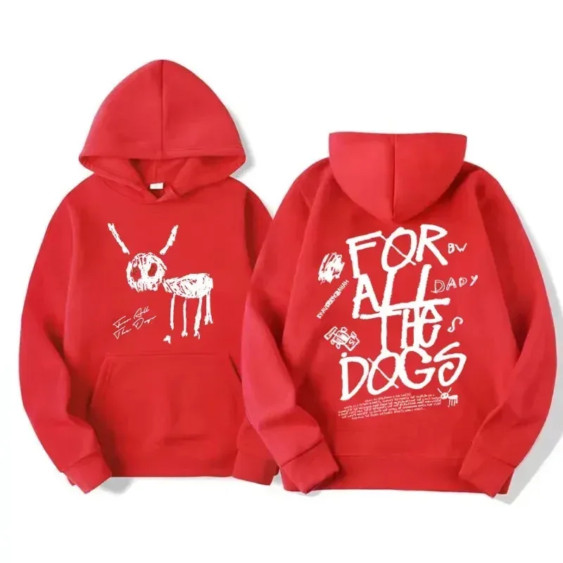 Men Women Fashion Hip Hop Pullovers Sweatshirt Vintage Streetwear Hoodie Rapper Drake New Album for All The Dogs Graphic Hoodies — image 22