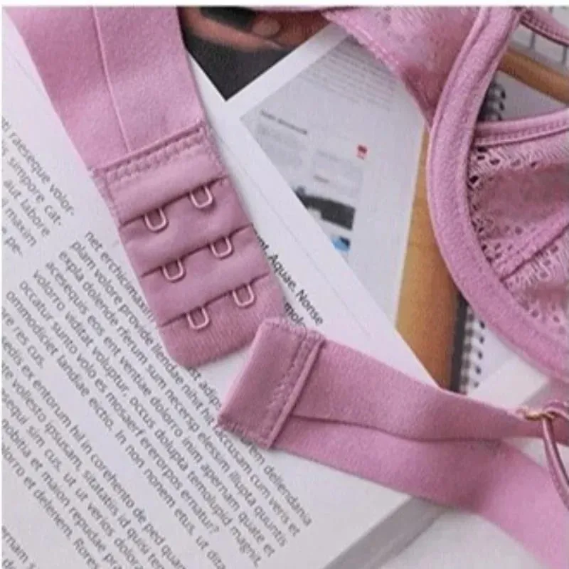Sutiã e calcinha de renda ultra fina, lingerie sexy, conjunto de roupa íntima, perspectiva, tentação, sexy, transparente, conjunto de sutiã francês, rosa 2025 — image 5
