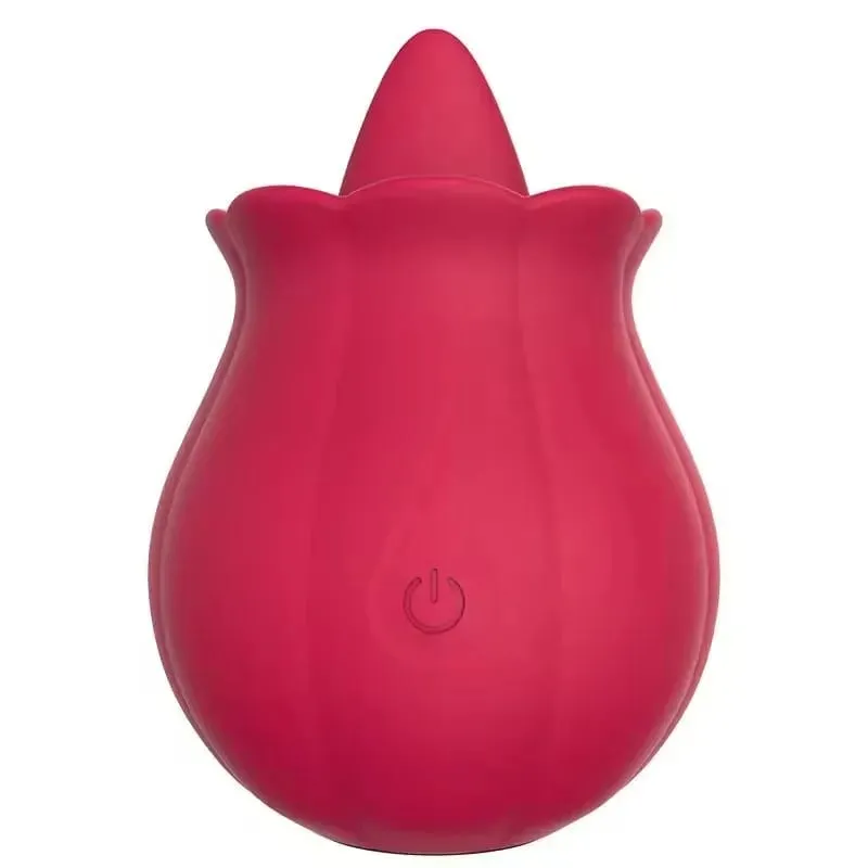 Kraftfull tungslickande vibrator för kvinnor G Spot Clitoris Bröstvårtstimulator Massager Masturbator Sexleksaker för vuxna för par 18+