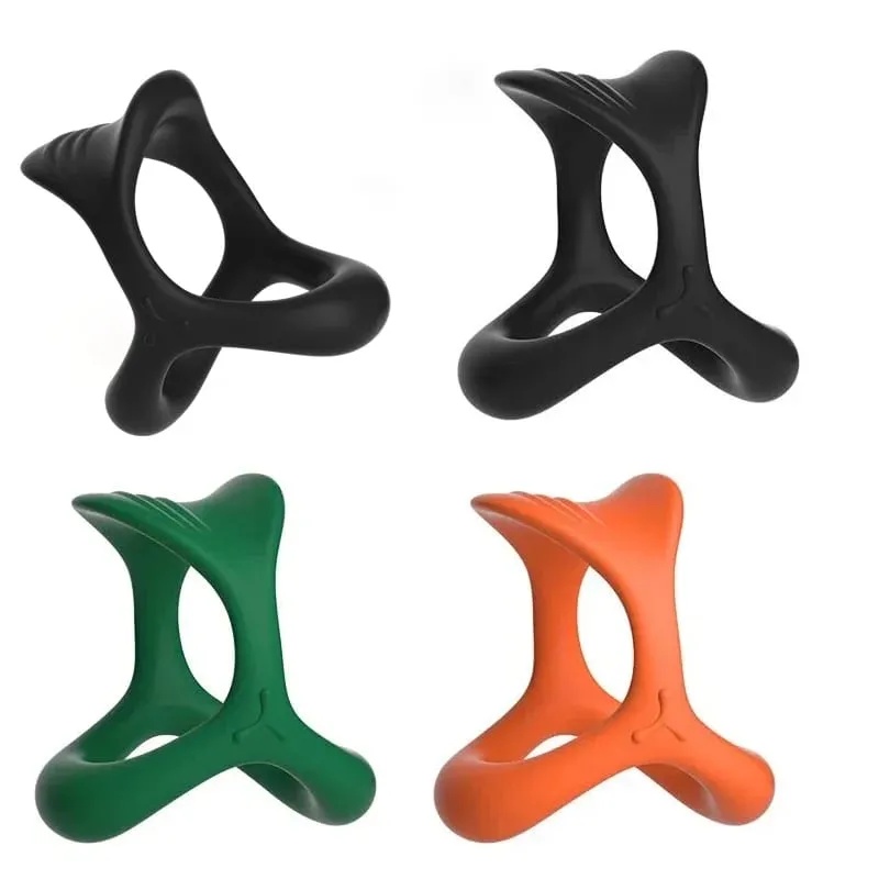 Bondage Penis Ring Sleeve Silicone Chastity Cage Cockring Sex Toy Fors Men Gay Delay Ejaculation Strong Erection Penis Extender — image 1