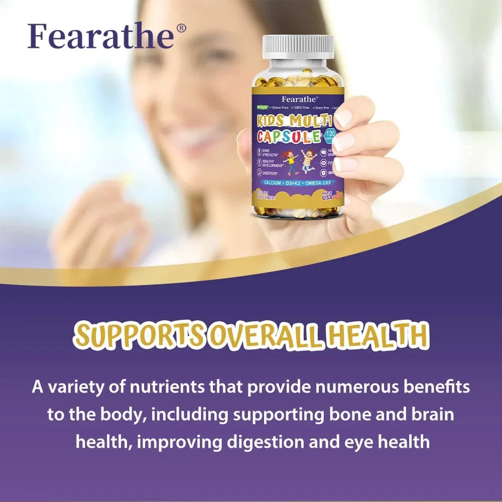 Kids Complete Nutrition Gummies na may Vitamin D3 Zinc at Iodine para sa Immune Support at Growth Support 60 Gummies — image 5