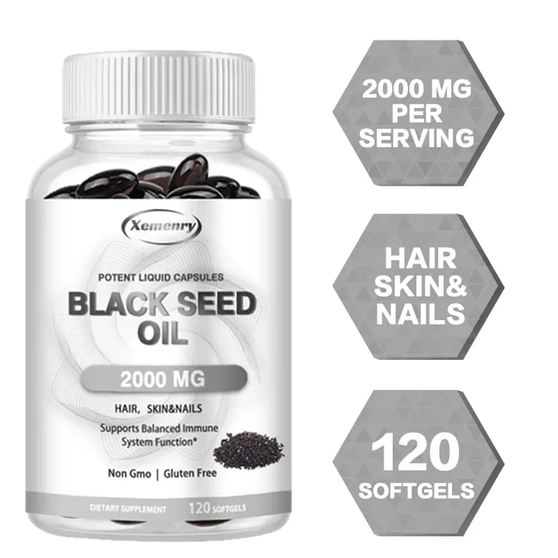 Black Seed Oil - Promotes Overall Health Strengthens The Immune System Relieves Indigestion Antioxidant Properties Non-GMO — image 1