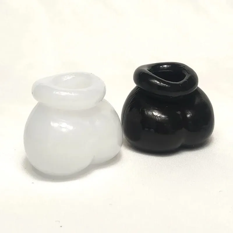 Penis Ring Scrotum Cock Ring Adults Sex Toys For Men Couple Scrotum Cage Ball Stretcher Soft Ejaculation Delay Erection Cockring — image 3
