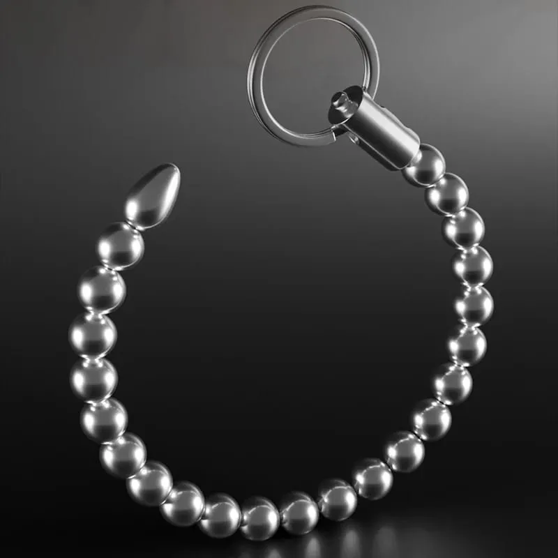 Metal Horse Eye Stick Penis Plug Urethra Bead Can Electro Shock Urethral Stimulator Sounding Masturbation Climax Sex Toy for Men