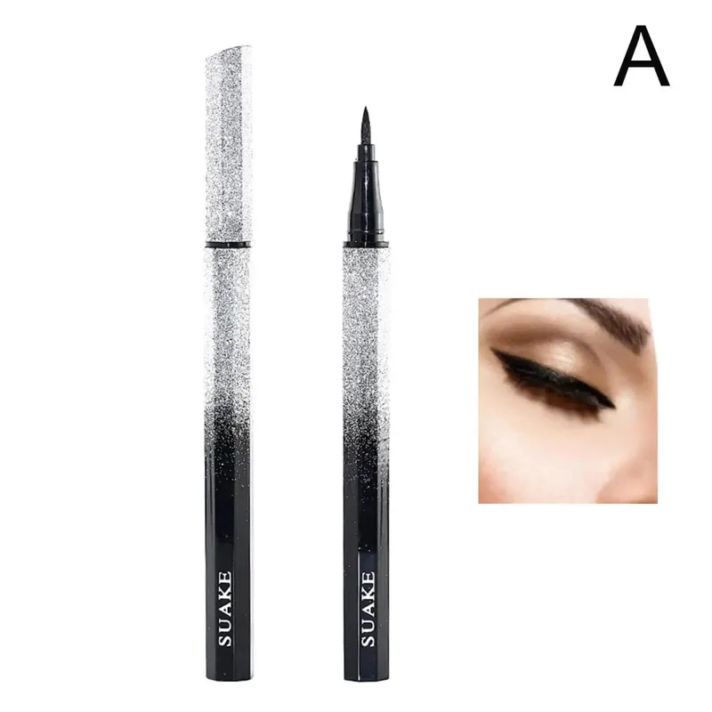 Sello delineador de ojos giratorio DIY, delineador de ojos de doble punta integrado en negro y marrón, plantilla de ala, bolígrafo líquido de larga duración resistente al agua y a prueba de manchas — image 9