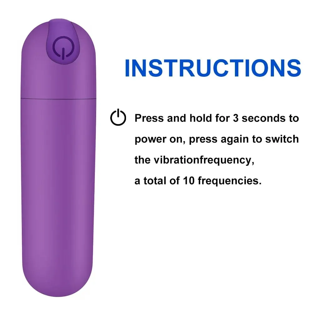 Mini Bullet Vibrator para sa mga Babae Strong Shock Vibrating Nipple Vagina Clitoral Stimulator Thrusting Dildo Sex Toys para sa Mag-asawa 18+ — image 4