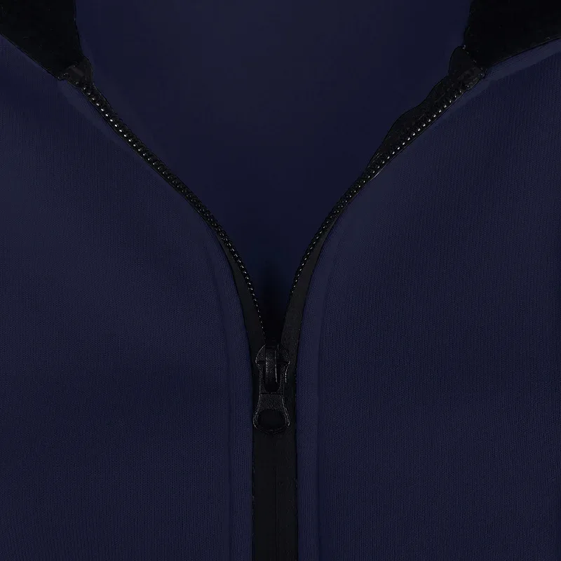 Ny 2026 mäns höst Fritidskläder Solid långärmad dragkedja Huvtröja Kappa Manmode Utomhus Sportkläder Huvtröjor Jackor — image 18