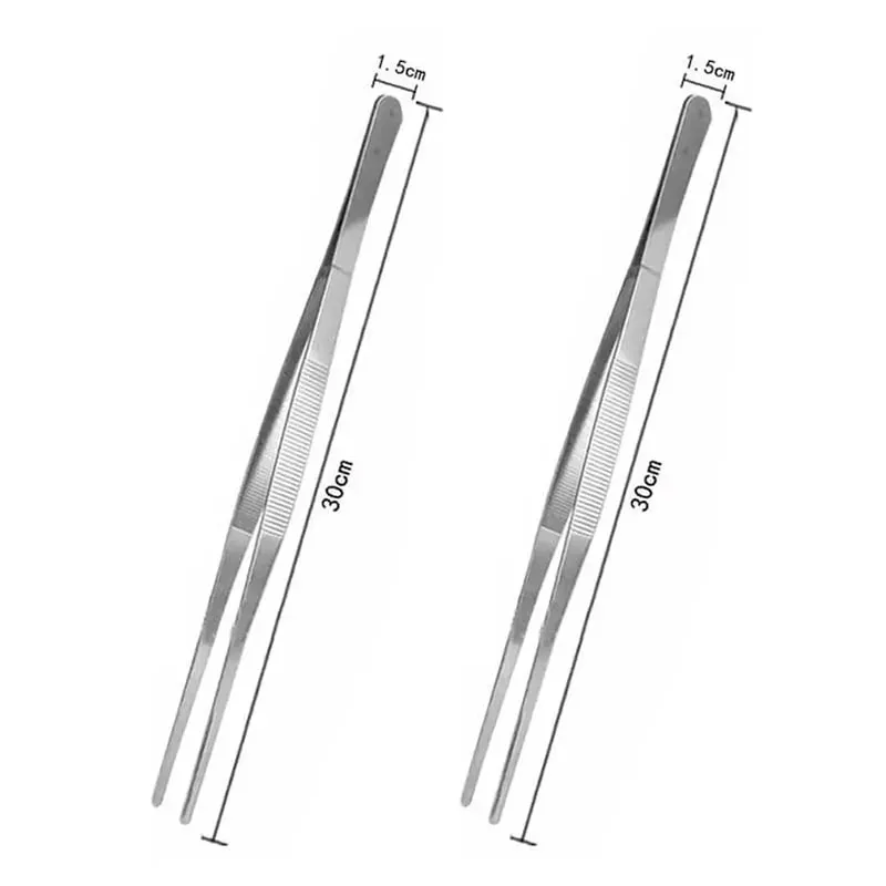 Stainless Steel Multifunction Barbecue Tongs Food Clip BBQ Kitchen Gadgets Cooking Tweezers Buffet Tool CFQJ006 — image 20