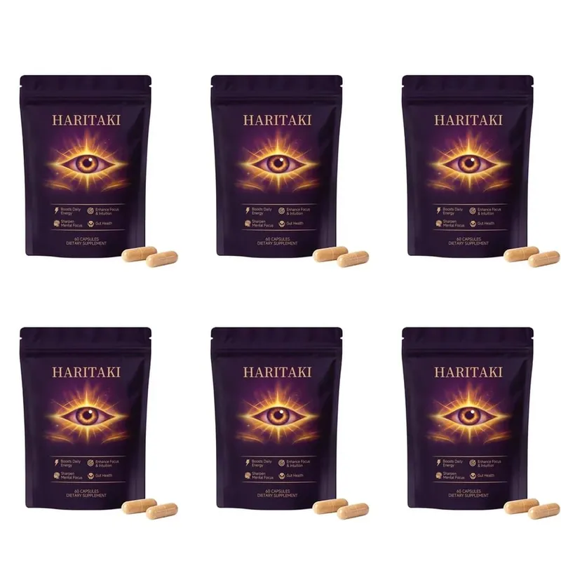 Haritaki Fruit Powder Capsules Supports Digestive Balance and Gut Health Mental Focus Single Ingredient 30 Servings 60 Capsules — image 12