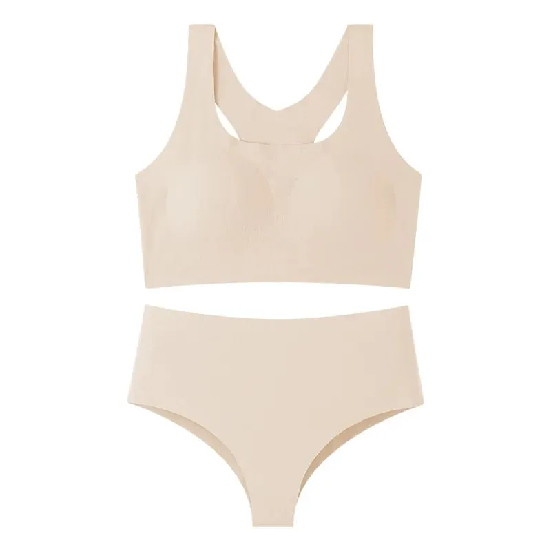 Women's Seamless Bra and Panty Set Racerback Smooth Everyday Lingerie 2026 — image 8