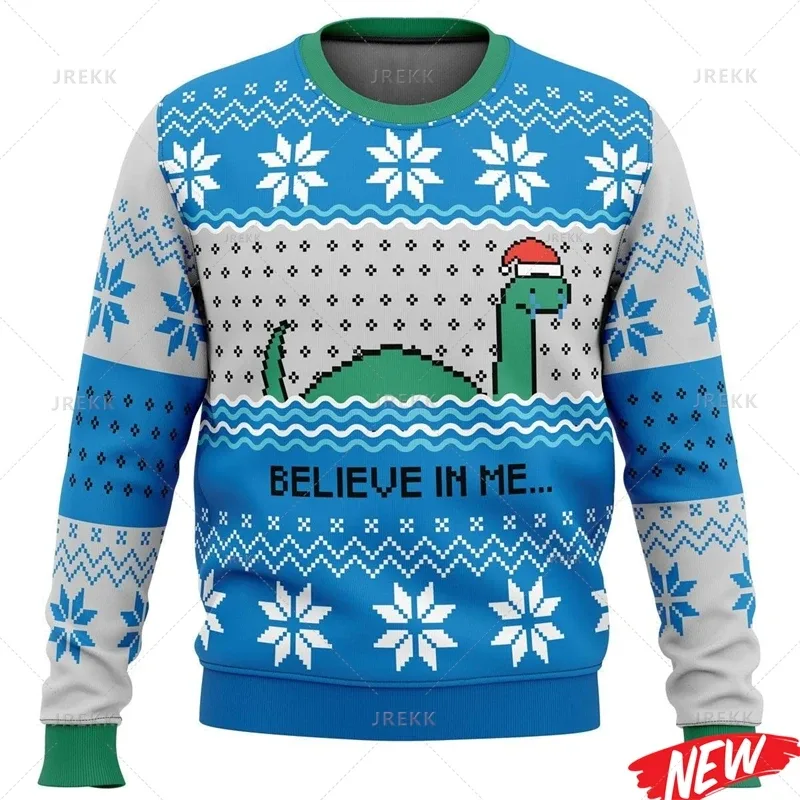Cute Animal Ugly Christmas Sweater Men Women Fashion 3d Printed Merry Christmas Sweatshirt Colorful New Year Pullover Hoodies — image 3