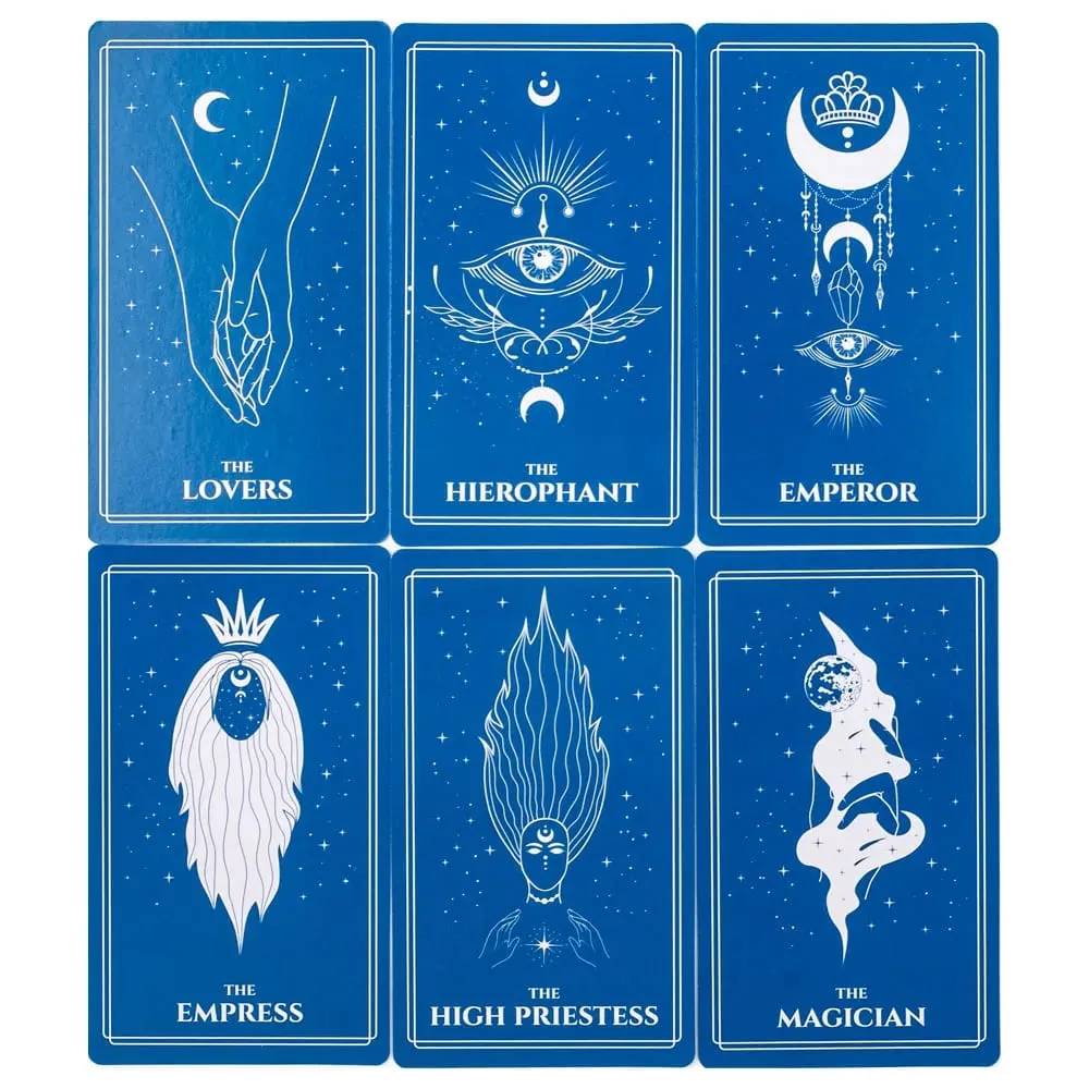Celestial Tarot filled with the mysterious atmosphere of cosmic celestial bodies Divination Edition Deck Board Playing Games — image 5