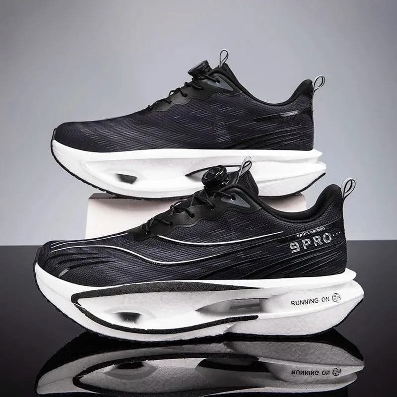 2026 Running Shoes Carbon Board Marathon Men Sports Breathable Lightweight Women's Comfortable Athletic Nonskid Casual Sneakers