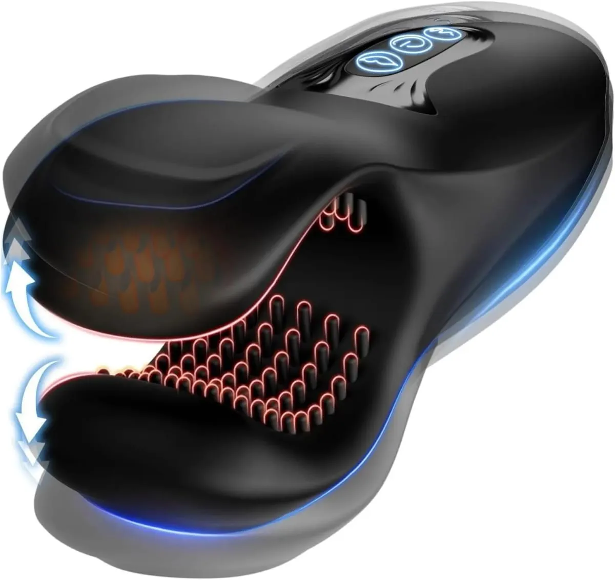 Male Masturbator Penis Training Vibrator - Male Sex Toys Stroker Glans Ghost Exercisers Pocket Pussy Adult Toys Sex Machine — image 1