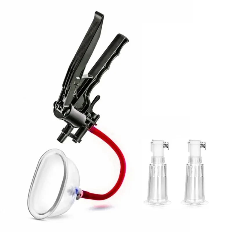 Vagina Pump Nipple Breast Sucking Enlargement Clitoris Stimulator Sex Toys for Women Pussy Sucker Handle Vacuum Cup — image 7