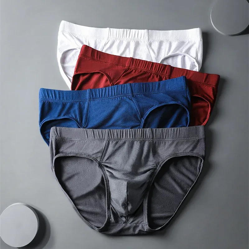 Roupa íntima masculina, cuecas masculinas, cuecas modais finas de verão, charme sexual, shorts respiráveis de cintura baixa masculina de tamanho grande — image 2