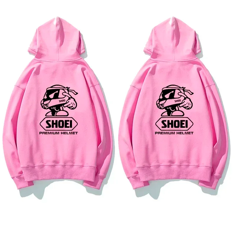 Motorcykelhjälm Tema Grafisk hoodie Unisex Fram Bak Dubbeltryck Biker Dragsko Huvtröja Casual Pullover Topp — image 12