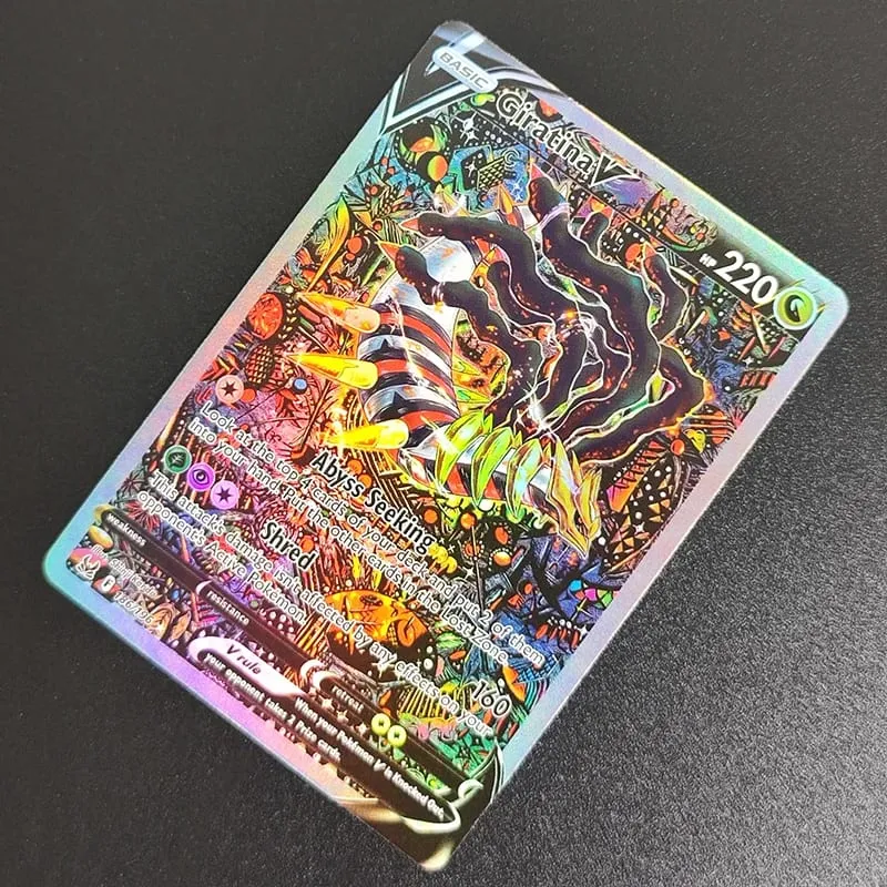 Pokemon Card PTCG Foil Proxy English Gengari Rayquaza Vmax Giratian Lugia V Mew Latias Latios EX Collectibles Trading Card Game