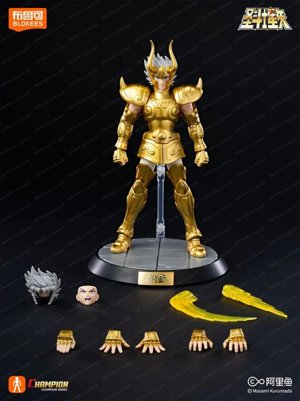 In Stock BLOKEES Saint Seiya CLASSIC CLASS Gold Saint Virgo Shaka Pisces Aphrodite Andromeda Cygnus EX Gold Assembled Model Toys — image 16
