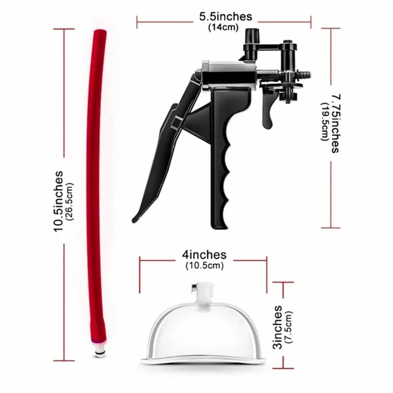 Vagina Pump Nipple Breast Sucking Enlargement Clitoris Stimulator Sex Toys for Women Pussy Sucker Handle Vacuum Cup — image 3