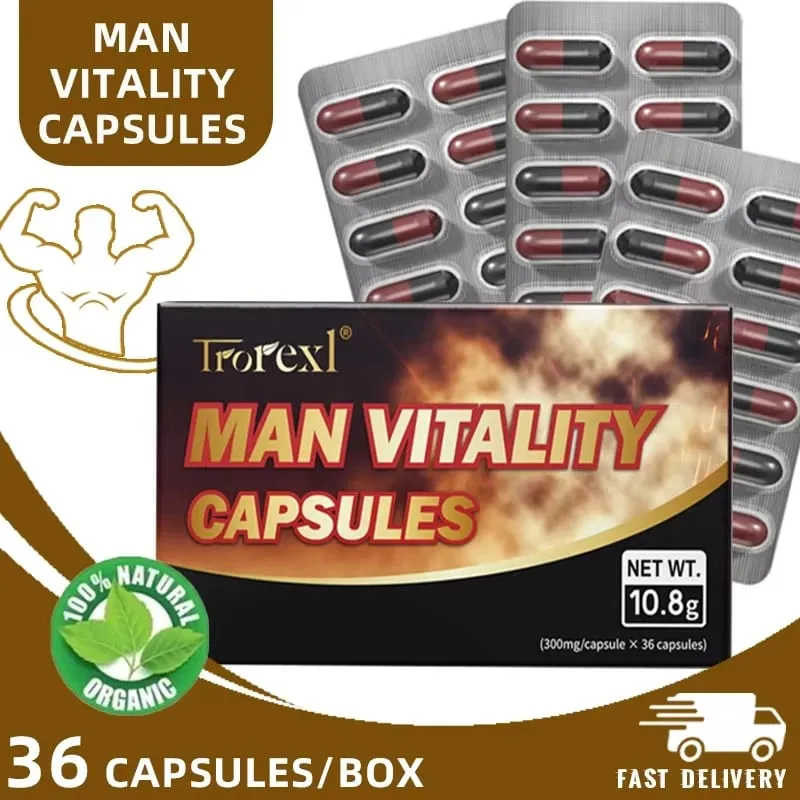 Kraftfuld High Purity Epimedium Supplements Natural Enhance Energy & Endurance Muscle Growth Pille