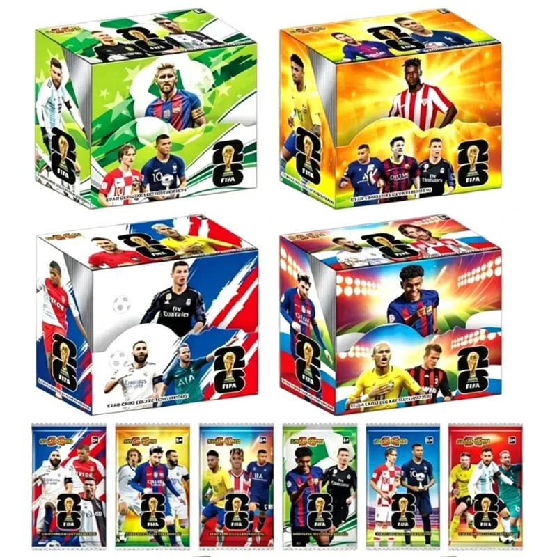 In Stock Panini 2026 New FIFA World Cup Soccer Cards Pack Panini Football Star Cards Soccer Memorabilia Collection Football Card
