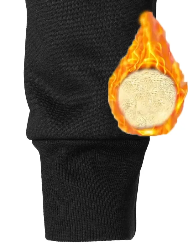 Caxemira masculina com gola redonda e caxemira grossa de inverno sob uma caxemira quente — image 3