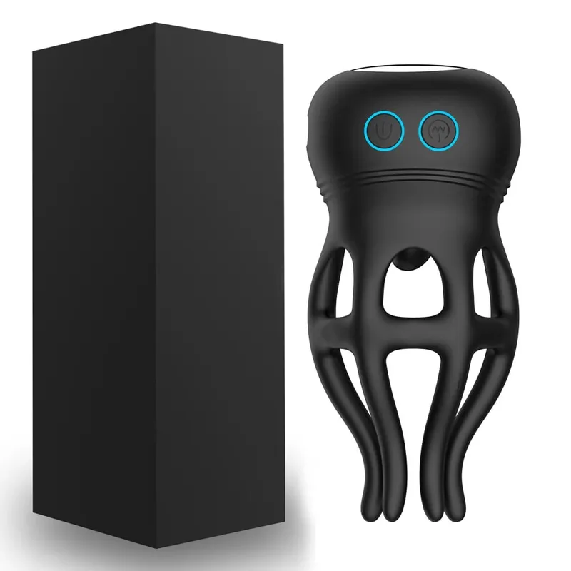 10 Mode ng Penis Delay Trainer Exerciser Glans Stimulater Massager Mens Vibrator Male Masturbator Equipment Mga Laruan na Pang-adulto Para sa Mga Lalaki