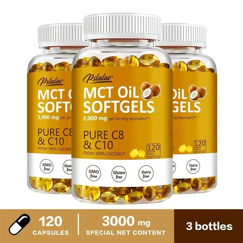 MCT Oil Softgels - Supports Energy Focus and Mental Clarity Weight Management Improves Digestion Brain Supplement — image 10