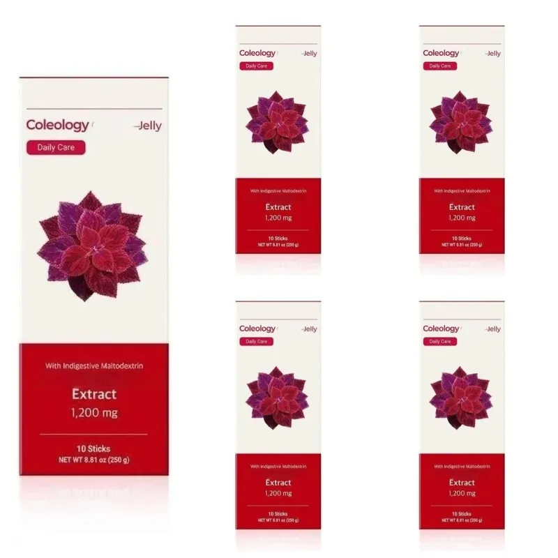 Coleology Cutting Stick Jelly Pomegranate Flavor with Plant Based Formula and Chia Seeds Help Stay Healthy 10packs Supplement — image 12