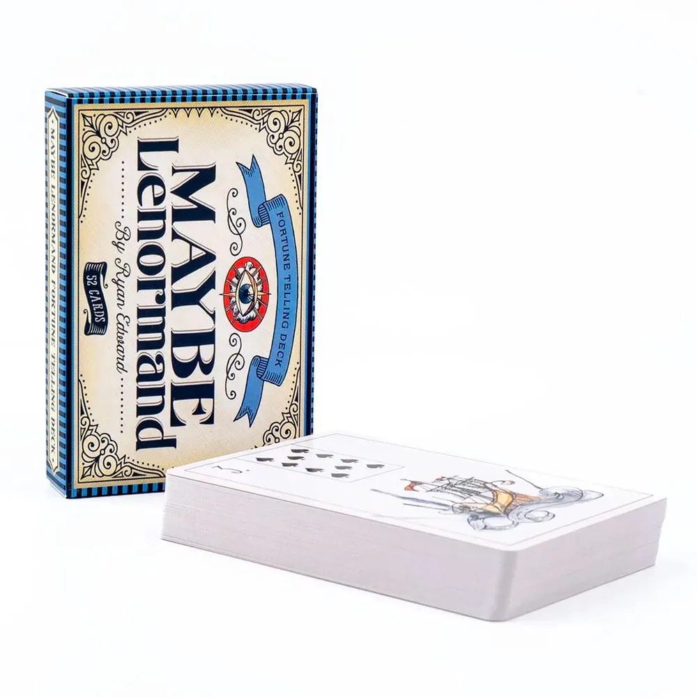 Forse Lenormand Mazzo da 52 Carte - Tarocchi della Divinazione del Destino per Principianti per Gioco da Tavolo per Feste di Chiromanzia 9,7x6,3 cm — image 4