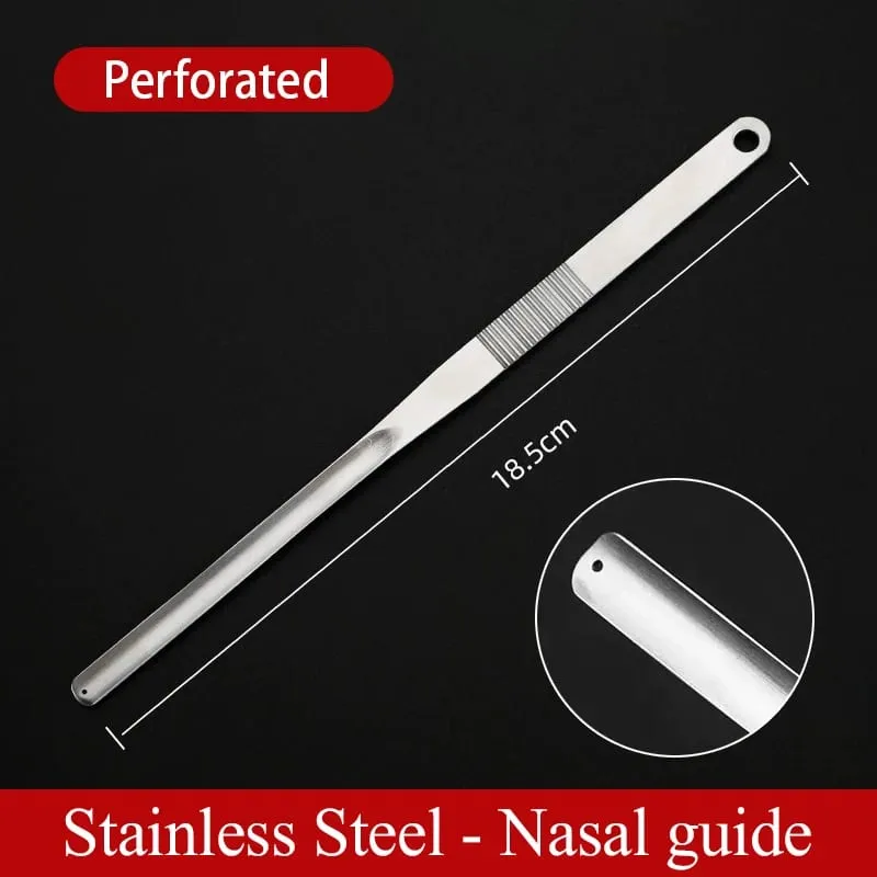 Nose Guide Ultra-thin Perforated Nose Prosthesis Guide Placement Device Stainless Steel Nose Cosmetic Plastic Surgery Tool — image 7