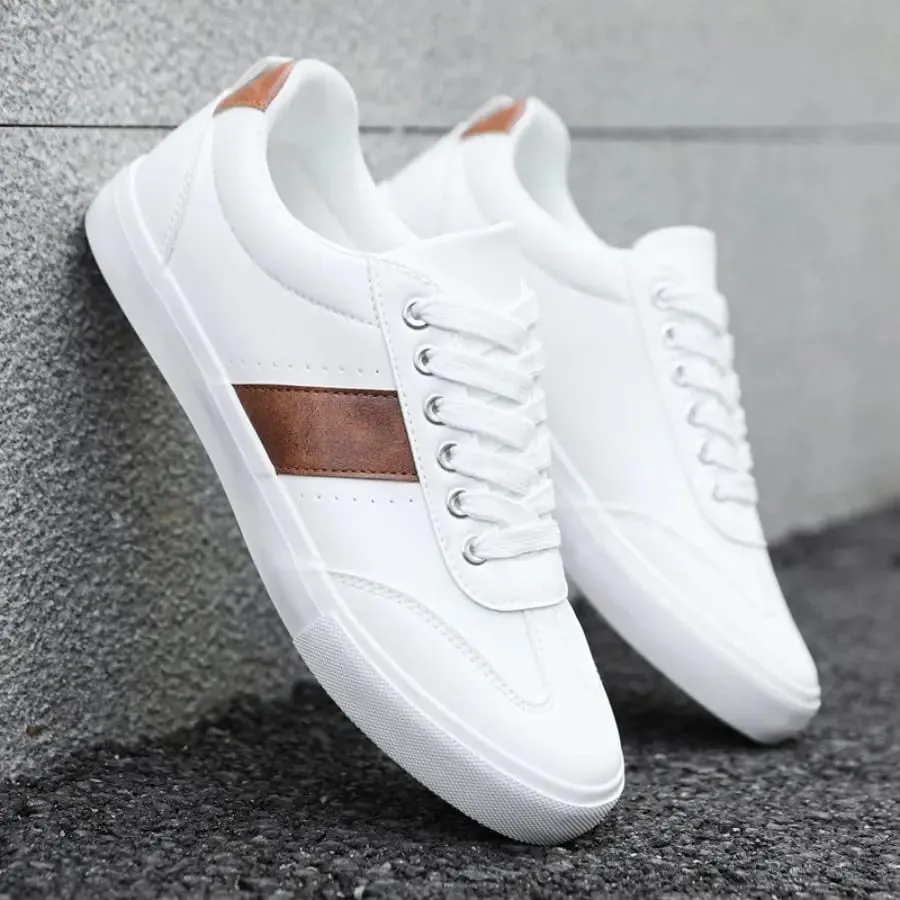 Men's Fashionable Casual Sports Sneakers - Round-Toe Lace-Up Design Offering a Comfortable Experience Suitable for All Seasons — image 2