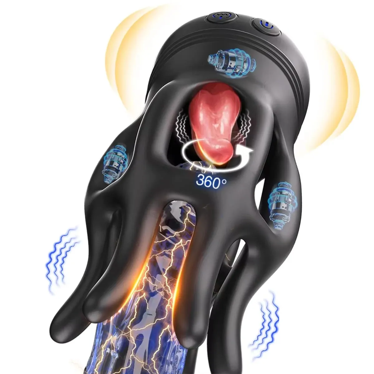 10 Mode ng Penis Delay Trainer Exerciser Glans Stimulater Massager Mens Vibrator Male Masturbator Equipment Mga Laruan na Pang-adulto Para sa Mga Lalaki — image 1