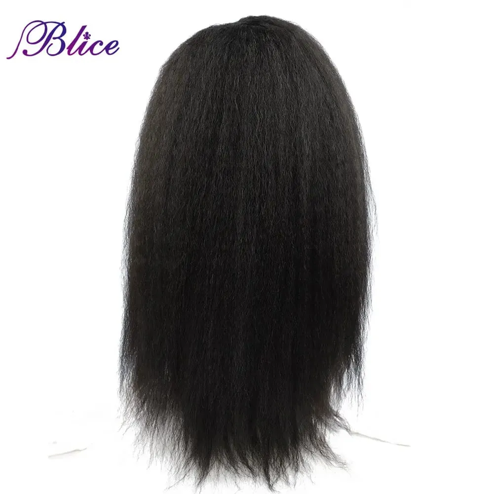 Blice Synthetic Clip In Hairpieces Kinky Straight Women Hair Accessories Heat Resistant Hair Extensions 5Pcs/set Deal — image 3