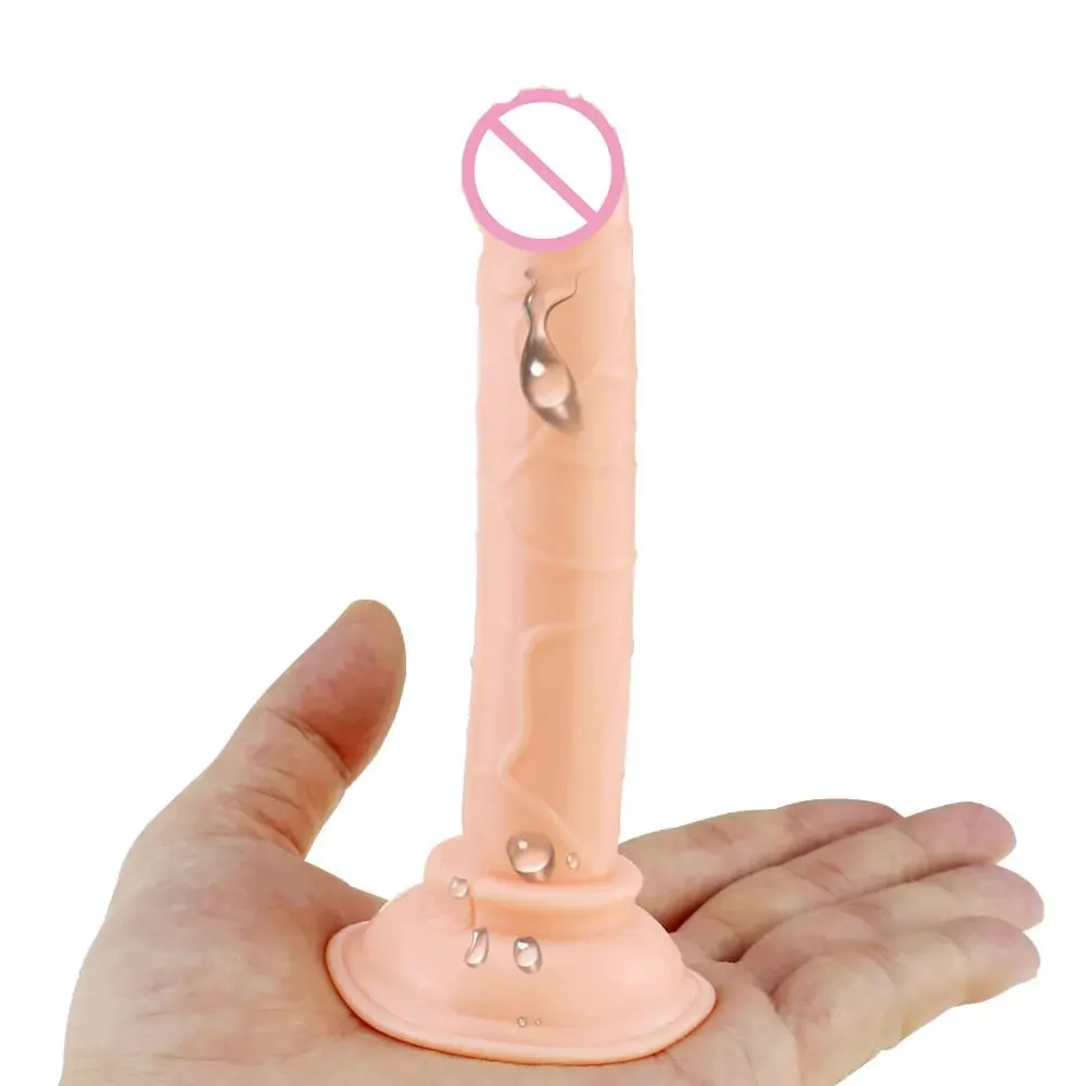 Silicone Dildo with Suction Cup Vagina Clitoris Stimulator Realistic Cock Sex Toys Female Masturbation Device Gay Anus Butt Plug — image 5