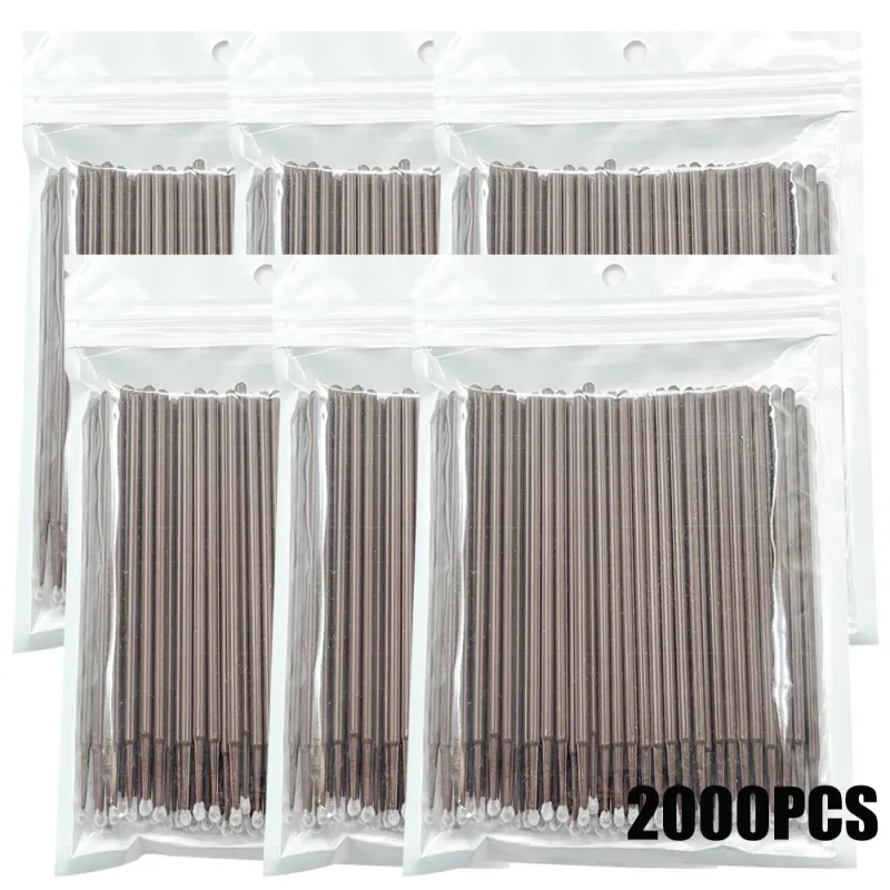 300/2000pcs MicroBrush Eyelash Cleaning Brush Lash Extension Individua Tools For Eyelashes Removing Swab Micro Makeup Brushes