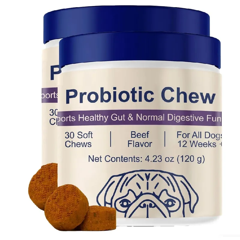 Probiotics Chews for Dogs Support Gut Health Paminsan-minsang Diarrhea Digestive Health at Pana-panahong Allergy - 30 Soft Chew — image 8