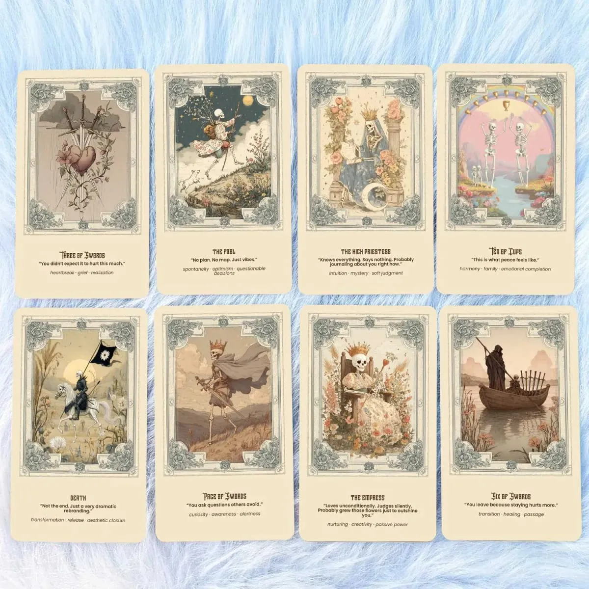 78 Tarot Cards 13x8 Cm Bone Garden Tarot Deck Vintage Plant Beauty Quiet Storytelling Includes Paper Manual Card Game — image 4