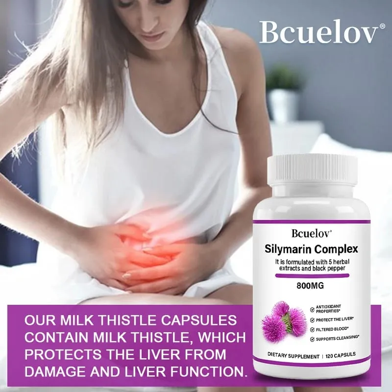 High-purity milk thistle extract paired with natural dandelion root Promotes Energy Production Liver Health Digestive Health