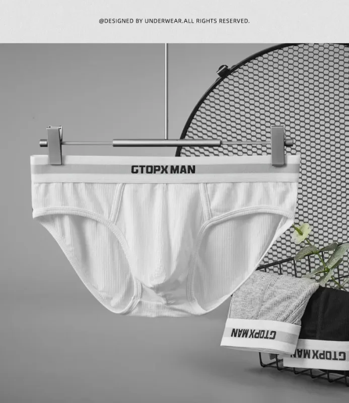 3Pack Summer Single Layer Herr Underkläder Lågfärgade Trosor för Herr Elastisk Comfort Fit Kalsonger Ropa Interiör Hombre — image 11