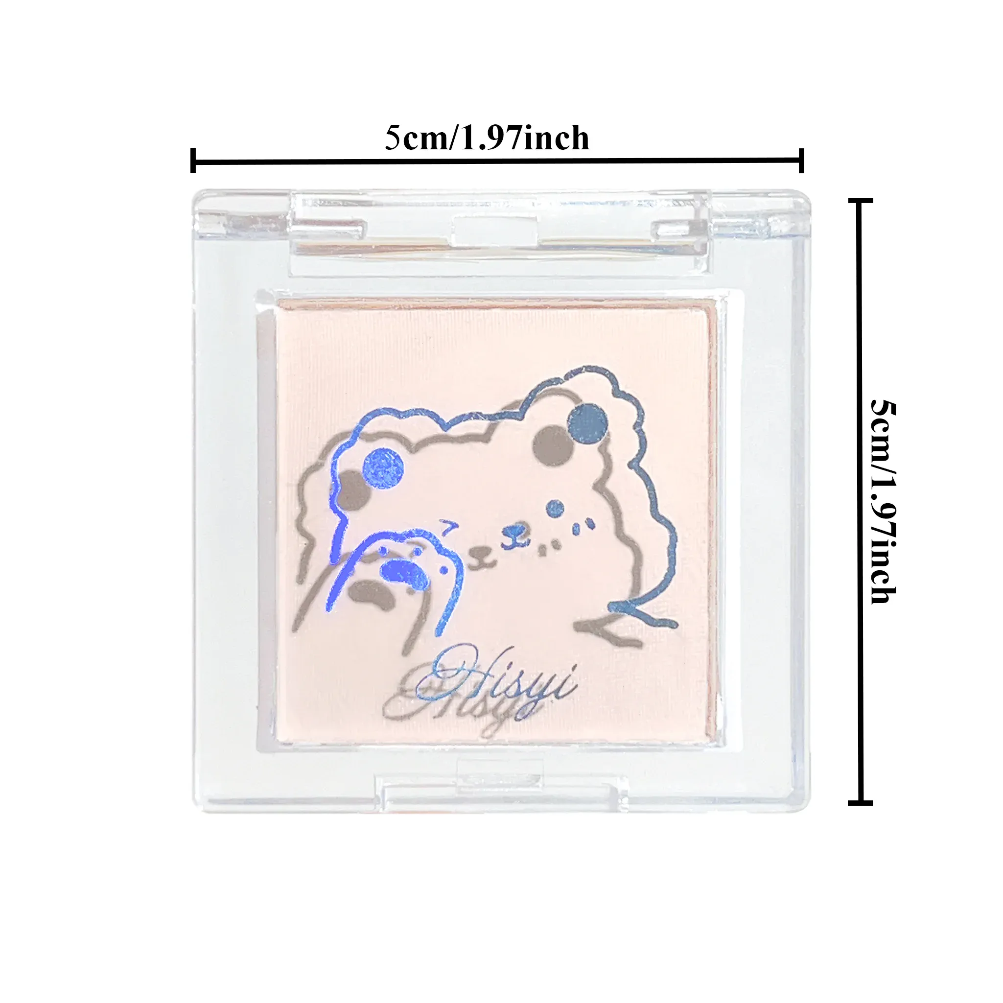 Hisyi Matte Monochrome Eyeshadow Palette Natural Light Highlighter Powder For Delicate Eye Contouring Brightens — image 6