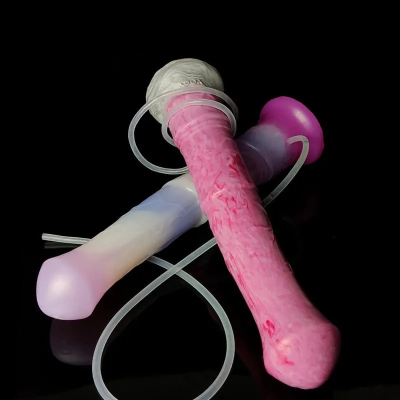 Ejakulerande Häst Dildo 10 lägen Vibrator Kvinnlig Clit Stimulator Silikon Djur Penis Med Sucker Sexleksak För Kvinnor Män — image 6