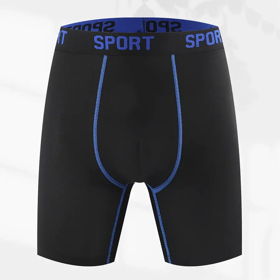 5-Pack Men's Sport Boxer Briefs, Quick-Dry Polyester Athletic Underwear Breathable Compression Trunks for Workout, Gym & Running — image 3