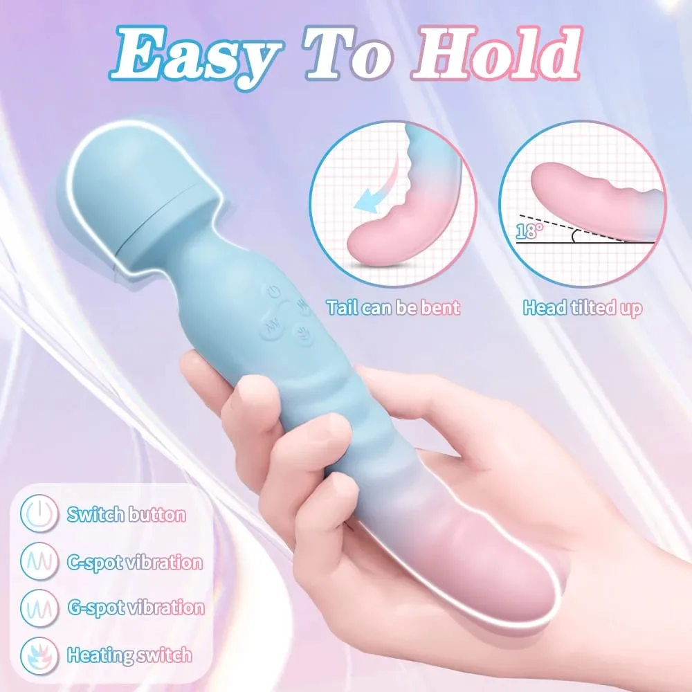Heating AV Vibrator Sex Toys for Women Powerful G Spot Dildos Magic Wand Vagina Stimulator Female Masturbation Adult Products 18 — image 3