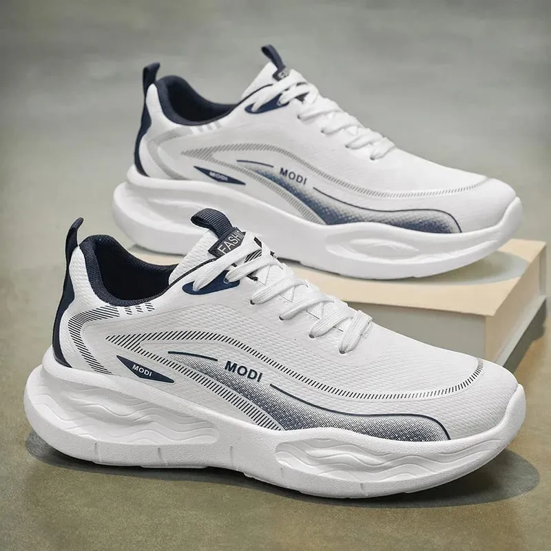 Artificial Leather Men Casual Shoes Breathable Male Lightweight Sneakers Outdoor Spring Walking Comfort Free Shipping — image 6